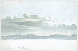 Cloudová studie od Luka Howarda, c 1808-1811 od Unbekannt Unbekannt