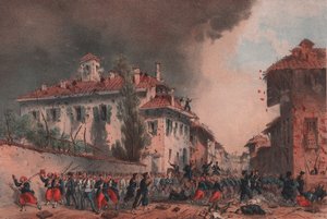 Dobytí Magenty, Lombardie od Unbekannt Unbekannt