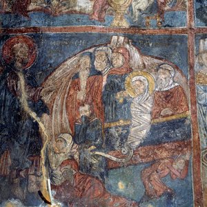Fresky v kostele v Alikampos, Kréta, Řecko (foto) od Unbekannt Unbekannt