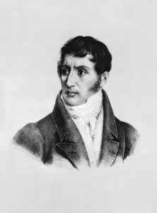Portrét Alessandra Manzoniho (1785-1873), italského spisovatele, básníka a dramatika, rytina od Unbekannt Unbekannt