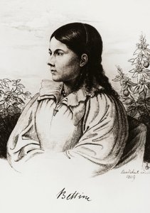 Portrét Bettiny Brentano von Arnim (1785-1859) od Unbekannt Unbekannt