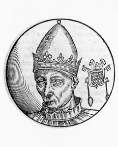 Portrét Celestina II (Guido Guelfuccio de Castello, zemřel 1144) od Unbekannt Unbekannt