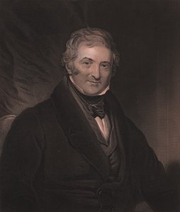 Portrét anglického dramatika Thomase Mortona (1764-1838), rytina W Hunta z malby Martina Archera Shee, 23x32 cm, Virtue and Co Publisher, Londýn, cca 1860 od Unbekannt Unbekannt