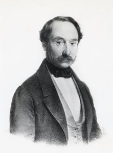 Portrét Francesca Rizzoliho (1809-1880), italského politika, lékaře a chirurga, rytina od Unbekannt Unbekannt