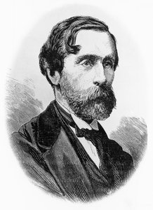 Portrét Giulio Carcano (1812-1884), italský politik, spisovatel a novinář, rytina od Unbekannt Unbekannt