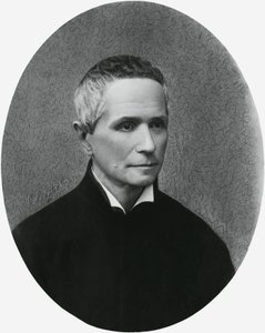 Portrét Giulia Isdegerde Cecchiho, známého jako otec Filippo Cecchi (1822-1887), italský fyzik, meteorolog a vynálezce, rytina od Unbekannt Unbekannt