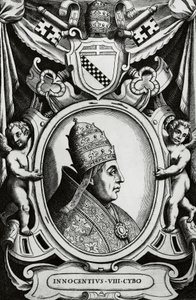 Portrét papeže Inocence VIII. (Giovanni Battista Cybo od Unbekannt Unbekannt