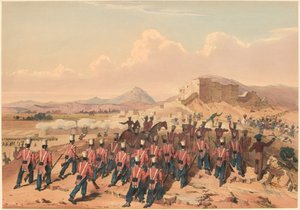 „Útok Khelatu. [The 17th Regt] Taking the Heights