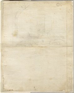 Skica pro San Giovanni in Laterano (verso) od Lievin Cruyl