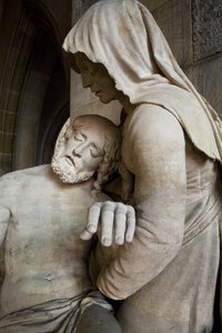 Pieta, detail