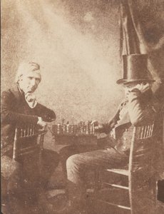 Hráči šachu, ca. 1845. od Likely by Antoine François Jean Claudet.