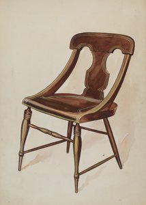 Židle lakovaná, c. 1937. od Lillian Causey