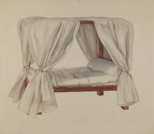Postýlka pro panenky, c. 1937. od Lillian Causey