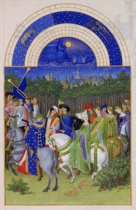 května (Kniha hodin vévody z Berry). 1412-16