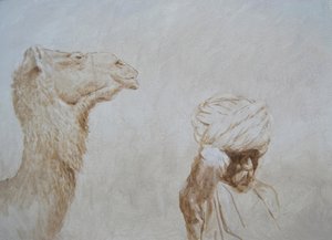 Rabari vedoucí velbloud od Lincoln Seligman