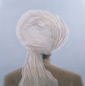 Bílý turban
