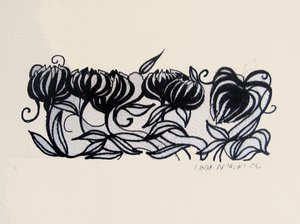 Krokus, 2014 (pero a tuš) od linda arthurs