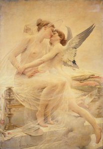 Cupid a Psyche (olej na plátně)