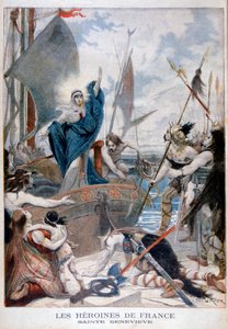 Svatá Genevieve, hrdinka Francie, 1896