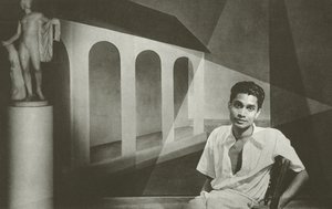 "A nic mě nepřekvapí" (černobílá fotografie) od Lionel Wendt