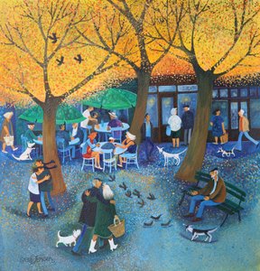 Apero Time 2016 (akrylové inkousty na papíře) od Lisa Graa Jensen