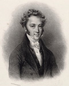 Portrét pianisty a skladatele Ignaze Moschelese 1794-1870, c. 1830. od Lithographie Formentin et C..