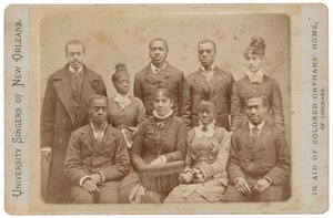 University Singers of New Orleans,c. 1879 (foto) od Llewellyn A. Sawyer