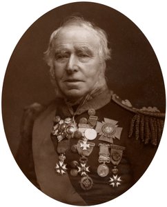 Admirál Sir Sydney Colpoys Dacres, guvernér nemocnice Greenwich, 1883. od Lock and Whitfield