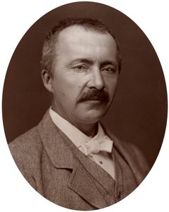Dr Heinrich Schliemann, německý homérský archeolog, 1877.
