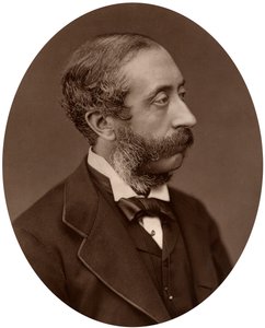 hrabě z Carnarvon, prezident Společnosti starožitníků, 1880. od Lock and Whitfield