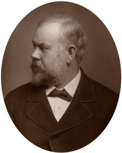 Henry Hugh Armstead, RA, britský sochař a ilustrátor, 1883. od Lock and Whitfield