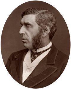 Vpravo Honza George Joachim Goschen, poslanec za City of London, 1877. od Lock and Whitfield