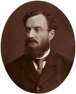 Sir Michael Hicks-Beach, Bart, MP, hlavní tajemník pro Irsko, 1876. od Lock and Whitfield