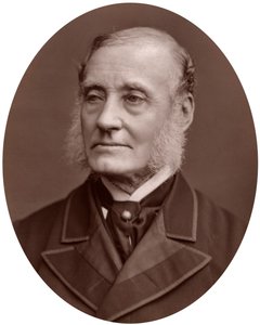 Sir Rutherford Alcock, britský diplomat a prezident Royal Geographical Society, 1877. od Lock and Whitfield