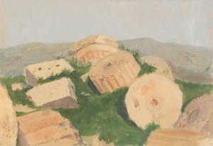 Zlomený sloup, Parthenon, 1869.