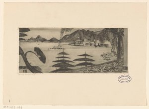 Ajaccio (původní název) od Lodewijk Schelfhout (signed by artist)