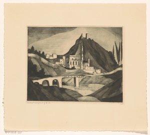 Corte I (původní název) od Lodewijk Schelfhout (signed by artist)