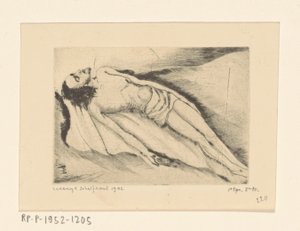 Dode Christus Le Christ mort (původní název) od Lodewijk Schelfhout (signed by artist)