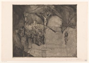 Golgotha I (původní název) od Lodewijk Schelfhout (signed by artist)