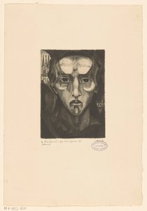 Hlava ženy Tête de femme III (původní název na objektu) od Lodewijk Schelfhout (signed by artist)