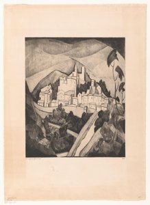 Les Angles I (původní název) od Lodewijk Schelfhout (signed by artist)