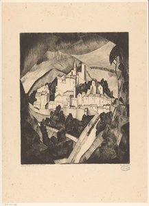 Les Angles I (původní název na objektu) od Lodewijk Schelfhout (signed by artist)