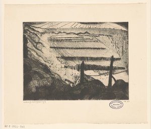 Pláž Domburg Plage de Domburg II (původní název) od Lodewijk Schelfhout (signed by artist)