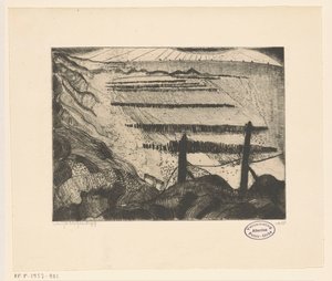 Pláž Domburg Plage de Domburg II (původní název) od Lodewijk Schelfhout (signed by artist)