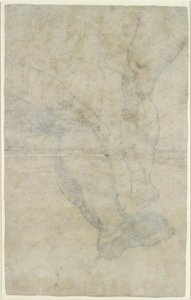 Studie dvou párů nohou, c1575-1615 od Lodovico Carracci