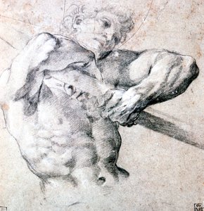 Studie obrázku, c1575-1619 od Lodovico Carracci