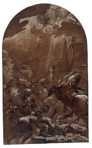 Obrácení svatého Pavla od Lodovico Carracci