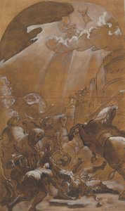 Obrácení svatého Pavla, ca. 1587-89.