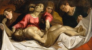 The Lamentation, ca. 1582. od Lodovico Carracci