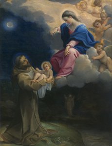 Vidění svatého Františka, kolem roku 1602 od Lodovico Carracci